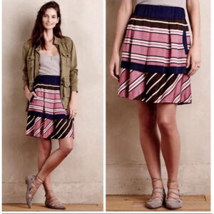 Women's Maeve by Anthropology Striped Skirt Size 4